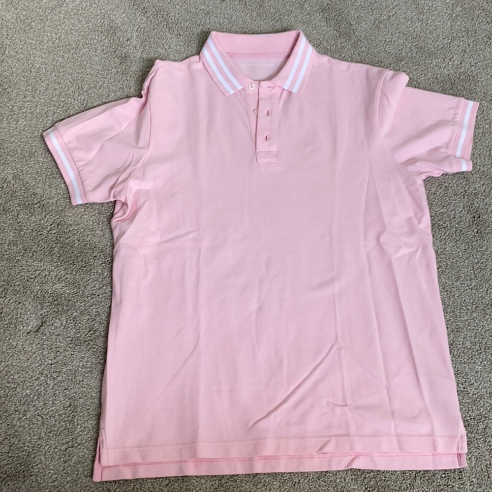 Pink collared button up